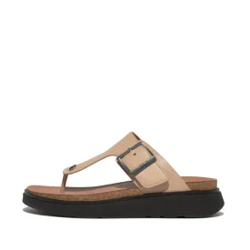 รองเท้าแตะแบบหูหนีบ ผู้ชาย รุ่น GEN-FF MENS BUCKLE LEATHER TOE-POST SANDALS