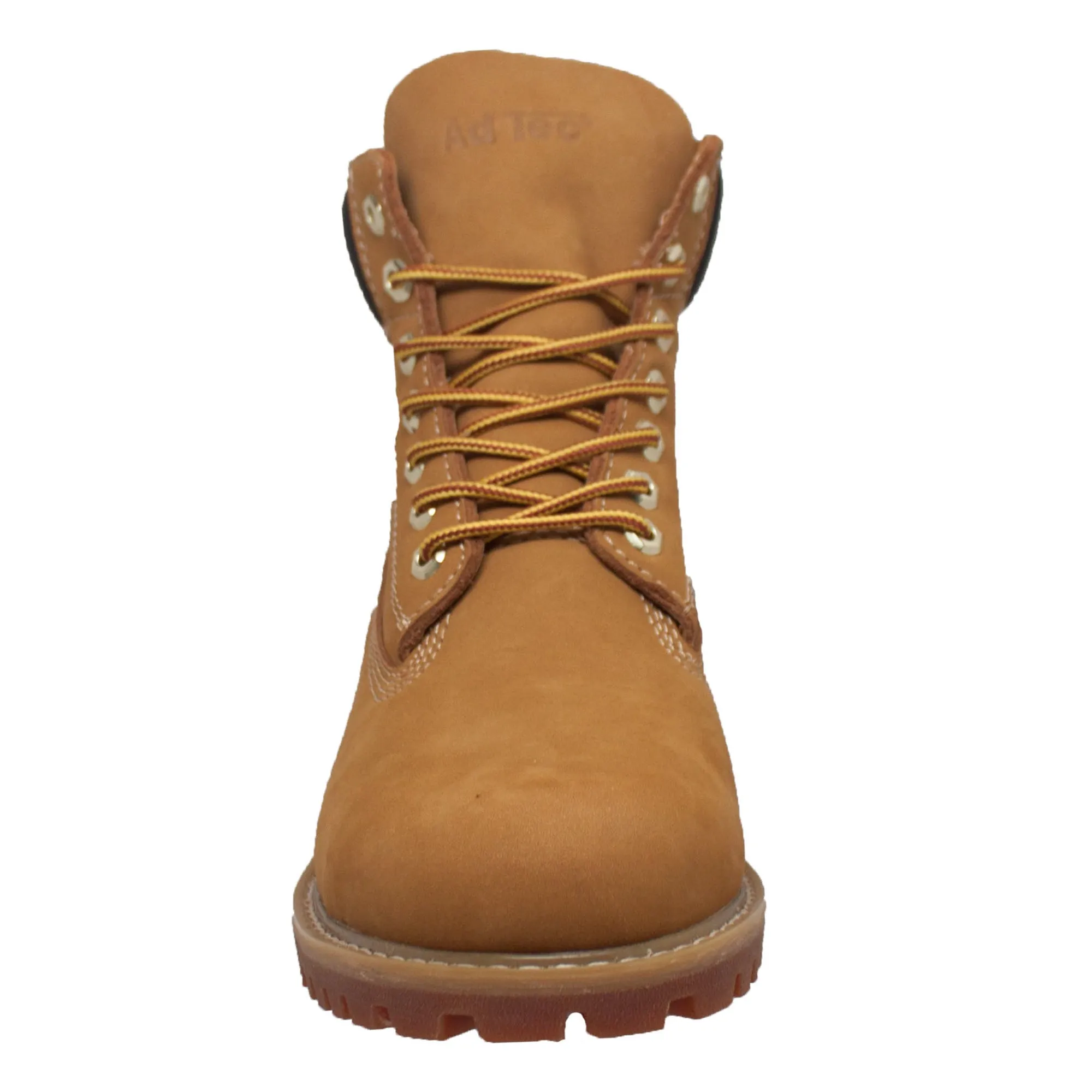 AdTec Womens Tan 6in WP ST Work Boots Nubuck Leather