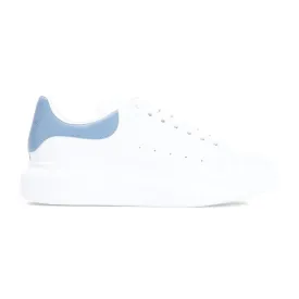 ALEXANDER MCQUEEN Elevated White Leather Sneakers