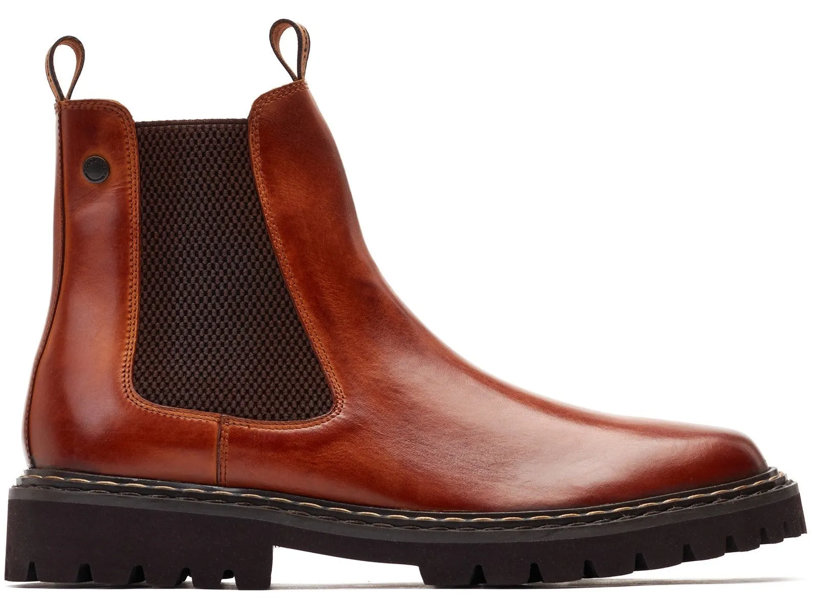 Base London Utah Mens Leather Chelsea Boot