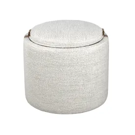 Charlestown Pearl Boucle Storage Ottoman