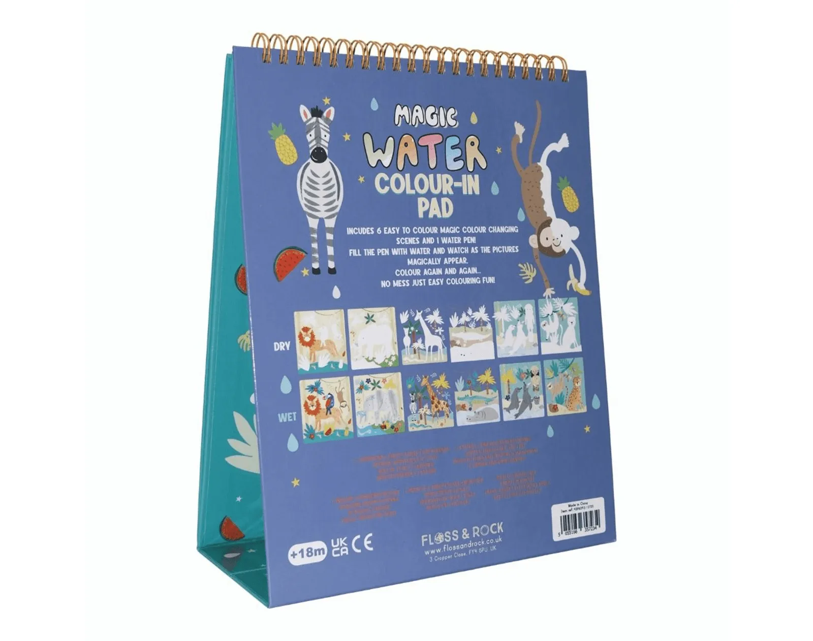 Magic Water Reusable Color-in Pad - Jungle