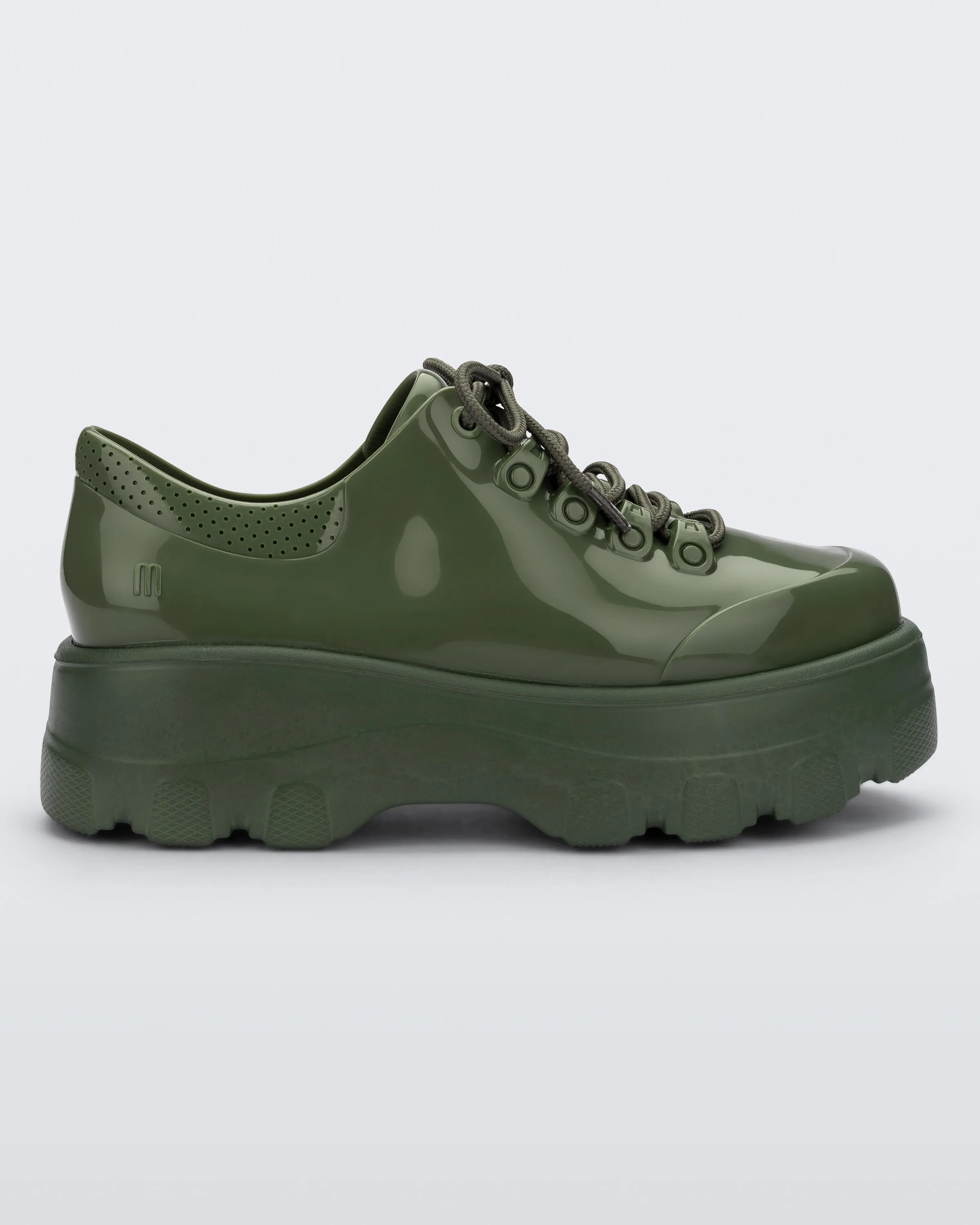 Melissa Kick Off AD Green Heel Sneakers For Women