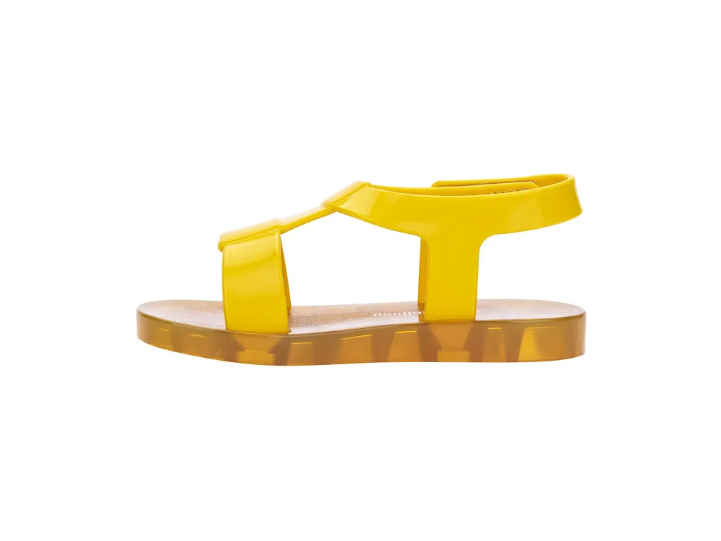 Mini Melissa Way Yellow Sandals For Babies