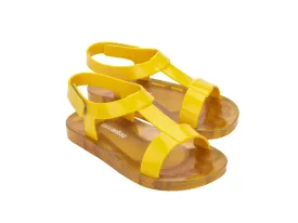 Mini Melissa Way Yellow Sandals For Kids