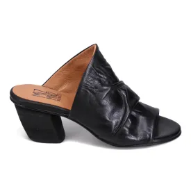 Miz Mooz Ainsely Black Heeled Slide