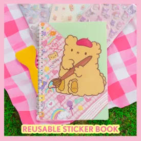 Osito Artist Reusable Sticker Book