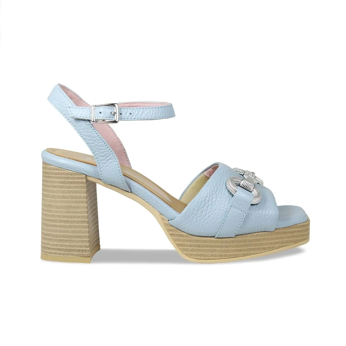 Selma: Pale Blue Leather